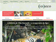 Tablet Screenshot of oeco.org.br