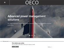 Tablet Screenshot of oeco.com